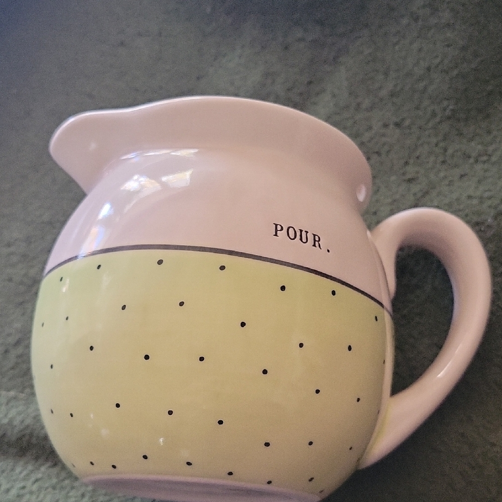 Rae Dunn Pour Ceramic Pitcher